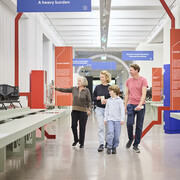 Under the spell of the railway: 200 years of train travel, exhibition view. Courtesy of Technisches Museum Wien