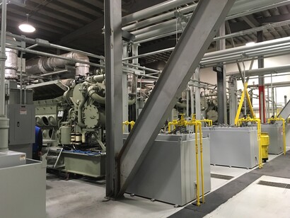 A glimpse into the generator room of the High-Frequency Active Auroral Research Program, located in Alaska, USA