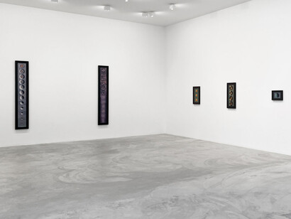 Jordan Belson, The cosmic view, exhibition view. Courtesy of Matthew Marks Gallery