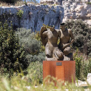 Igor Mitoraj, Lo sguardo, humanitas, physis, vista della mostra. Per gentile concessione della Contini Art Gallery