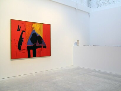 Robert Motherwell, Exhibition view. Courtesy of Bernard Jacobson Gallery