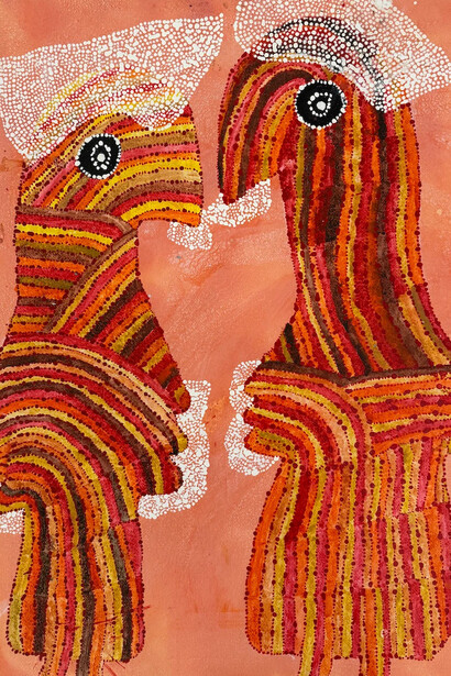 Dulcie Sharpe, Tjulpu tjuta, 2025. Courtesy of Mars Gallery