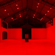 Alfredo Jaar, La fin du monde, exhibition view. Courtesy of La Patinoire Royale Bach