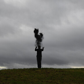 Chestnut Stalk Screen. Crushed
charcoal from one of three fires.
Whitchurch, Napa, San Francisco.
Thrown in Dumfriesshire, Scotland. 12
January 2022, 2022
Unique Archival Inkjet Prints
5 images, 16.5 x 24.5 inches each
Credit:
Courtesy of the artist and Haines Gallery,
San Francisco