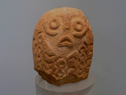 “Undine,” quartz sandstone, 6300–5900 BCE, Museum Lepenski Vir, Serbia