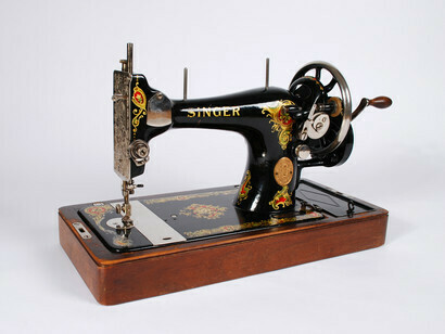 The Singer sewing machine is one of the first sewing machines in history
