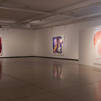 Portia Zvavahera, Tanda rima, exhibition view. Courtesy of Norval Foundation