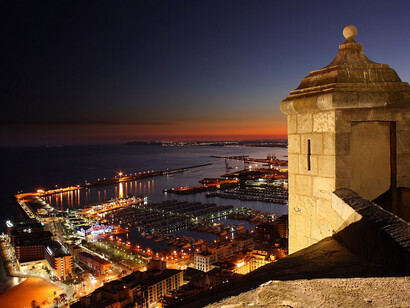 Las vistas sobre el Mediterráneo son impresionantes