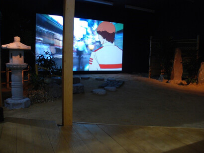 David Blandy, Anjin 1600: Edo Wonderpark Made with the generous support of Arts Council England. Illustrated elements: Inko 3D modelling: John Maskell,
Music: James A. Holland. Courtesy the artist  
