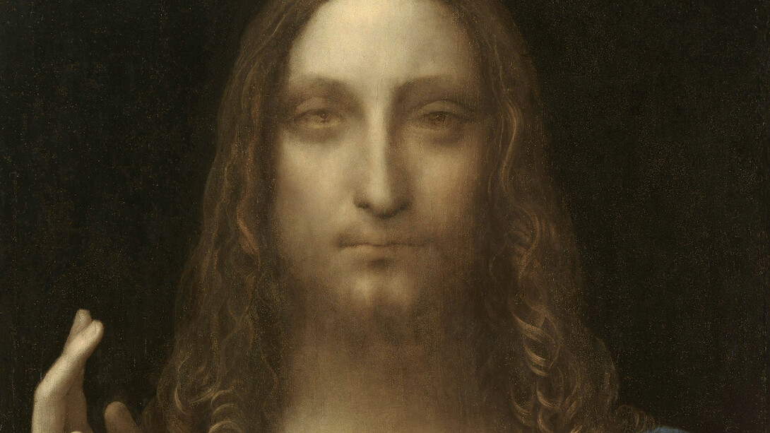 Salvator Mundi, detalhe