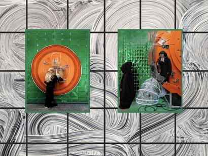 Felicity Hammond, V3 model collapse, exhibition view. Courtesy of The Photographers' Gallery