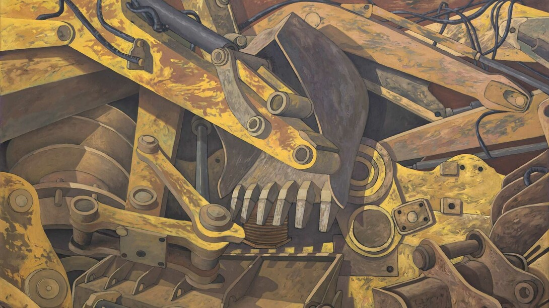 Bashar Khalaf, Junk garden no. 3 (detail), 2021. Courtesy of Zawyeh Gallery