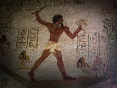 Khnumhotep a caccia, Beni Hasan, Egitto