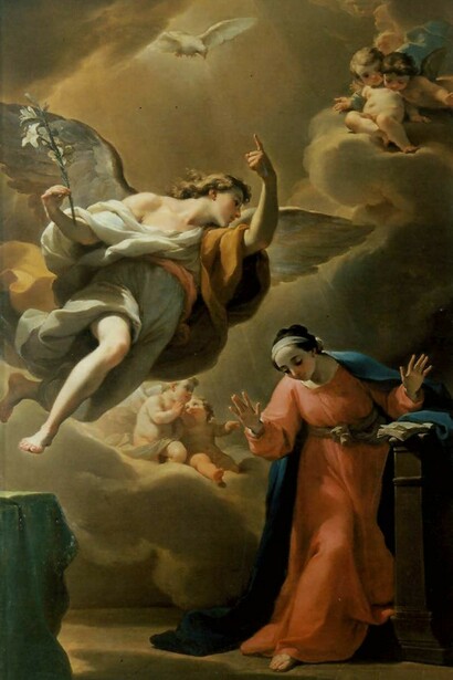 Sentimento e ragione nella pittura del grande Ubaldo Gandolfi, dipinto in mostra. Per gentile concessione di Artemide PR