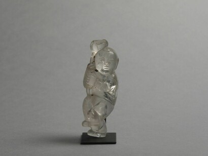 Period:Liao dynasty (907–1125)
Date:11th–12th century
Culture:China
Medium:Rock crystal
Dimensions:H. 3 11/16 in. (9.4 cm); W. 1 5/16 (3.3 cm); D. 7/8 in. (2.2 cm)
Classification:Hardstone
Credit Line:Gift of Joji Takagi and Masao Iketani, 2008