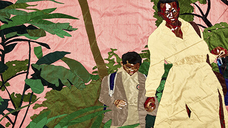 Billie Zangewa. Courtesy of Galerie Daniel Templon