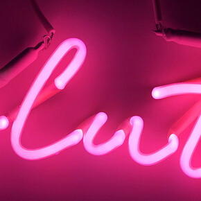 Indira Cesarine x Neon. Courtesy of Le Board