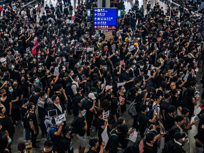 The protests in Hong Kong these days