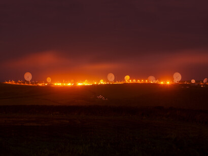 Trevor Paglen, NSA/GCHQ Surveillance Base, Bude, Cornwall, UK, 2014, Pigment print, 91.4 x 121.9 cm, 36 x 48 in. Edition of 5 plus 2 artist's proofs