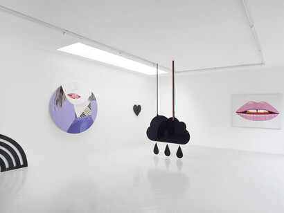 Brian Calvin & Wendy White, Exhibition view. Courtesy of Cabinet