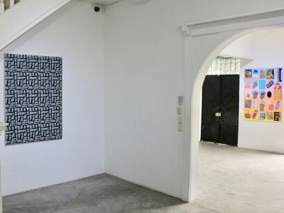Postcards from America, exhibition view. Courtesy of Celaya Brothers Gallery
