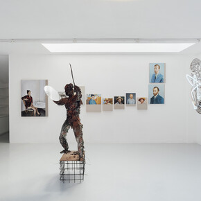 Matyáš Chochola & Christian Jankowski, Exhibition view. Courtesy of Cabinet 