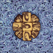 Sandy Skoglund, Nine slices of Marblecake, 1978, from the Still Life series, color photograph, approx. image area 54.7 x 69.7 cm ca., Courtesy of galleria Paci contemporary (Brescia, IT)