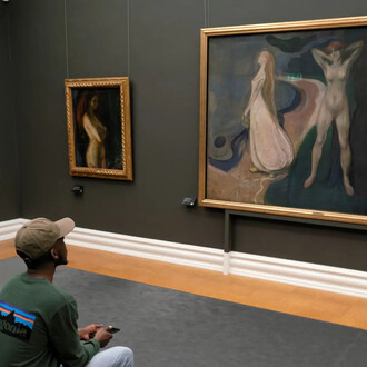 Various artists, Rasmus Meyer's collection and Edvard Munch, exhibition view. Courtesy of Kode Museums