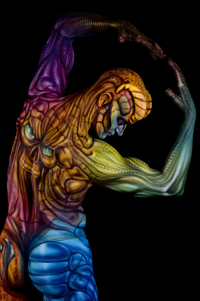 Alex Hansen, Body Painting