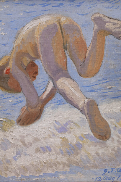 J.F. Willumsen, Boy Taking a Header, 1909