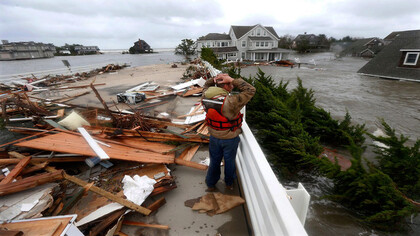Mantoloking, New Jersey: in the US, by the end of the century millions of citizens could be forced to move due to climate change 