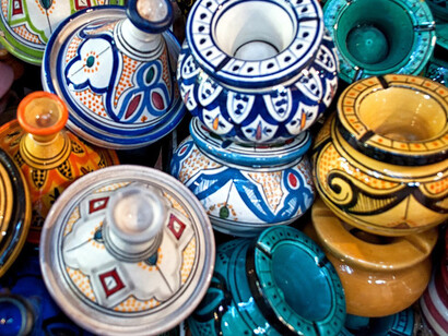 Ceramic shop in the souk