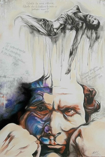 Cristian Carone, P.P.P., tecnica mista, cm 70x100