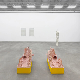 Juliana Cerqueira Leite, Outras simetrias, exhibition view. Courtesy of Casa Triângulo