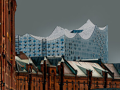 Located in the HafenCity district on the Grasbrook peninsula of the Elbe River in Hamburg, northern Germany, the Elbphilharmonie—affectionately called the Elphi—combines modern architecture with historic foundations, resembling a sail, a wave, an iceberg, or a shard of quartz rising above a former brick warehouse near the Speicherstadt