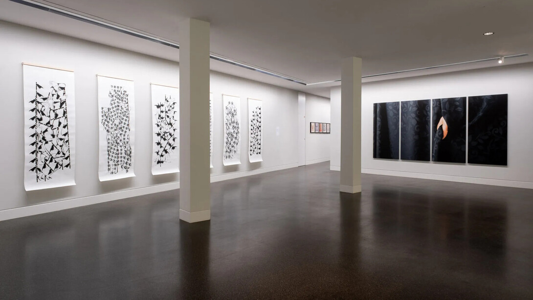 Verschiedene künstler, Gabriele Münter preis, ausstellungsansicht. Mit freundlicher genehmigung der Kunstsammlungen Chemnitz