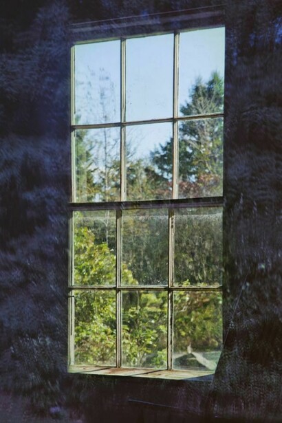 Olson House Window, 2012 23.5 x 15.625 in. Inkjet print (Epson 9800 print on Museo Silver Rag),© James Welling courtesy of Maureen Paley. The Olson House, a National Historic Landmark, is owned and operated by the Farnsworth Art Museum, Rockland, Maine