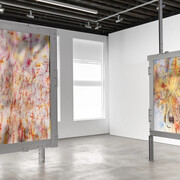 Julie Mehretu, Our days, like a shadow (a non-abiding hauntology), exhibition view. Courtesy of Marian Goodman Gallery