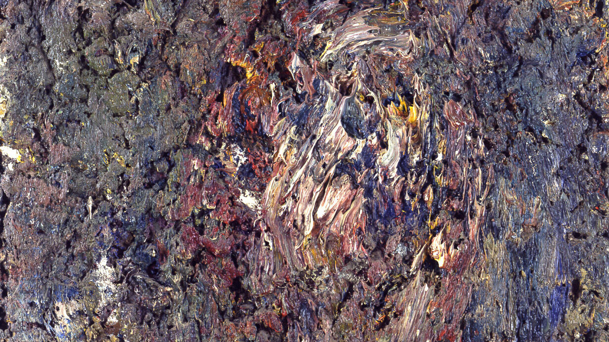 Eugène Leroy, Visage (detail), 1997, Huile sur toile, 73 x 55 x 6 cm © Courtesy Galerie Nathalie Obadia, Paris/Bruxelles