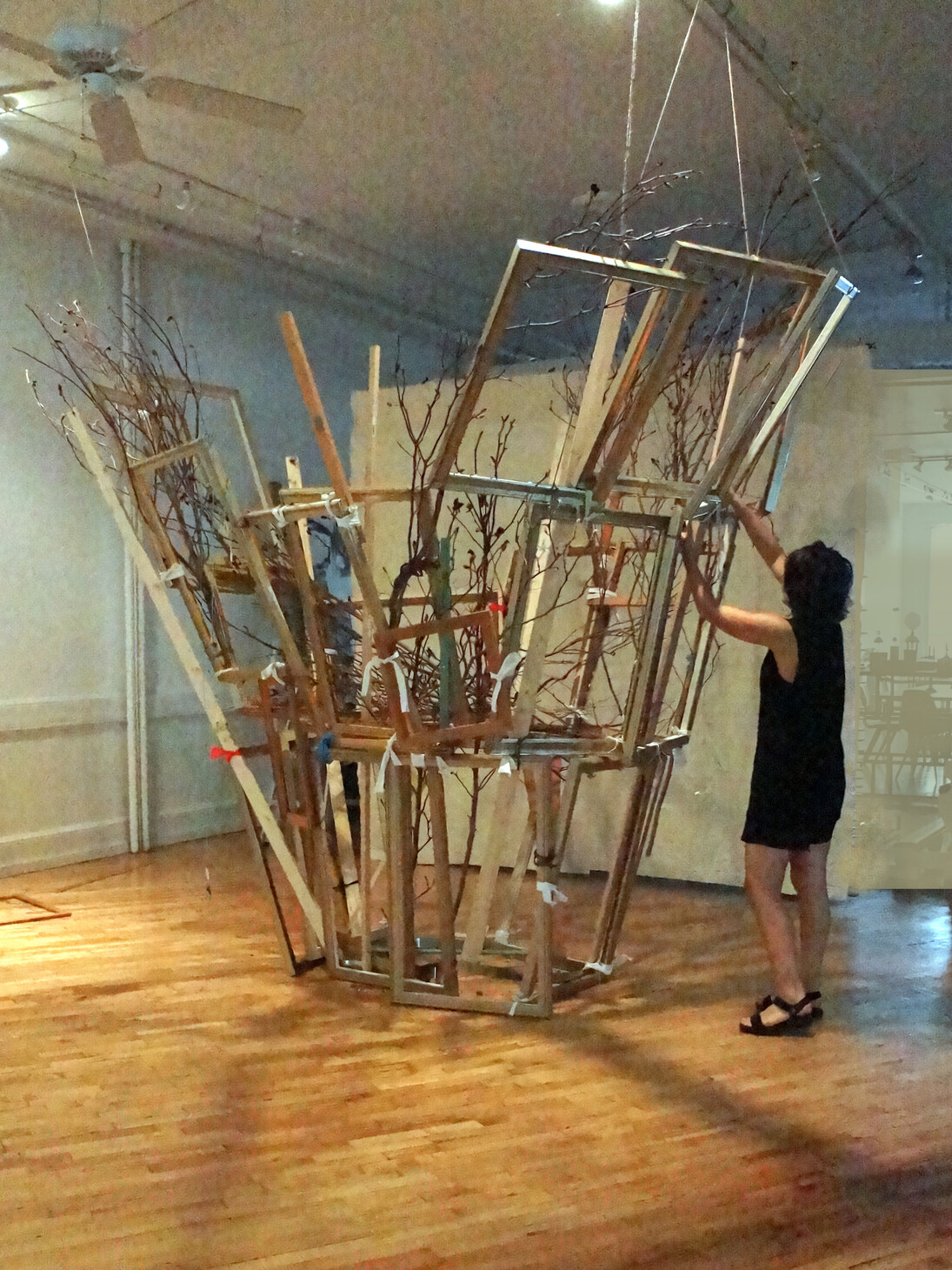 Shaqayeq Arabi, Study of an upturned ziggurat. Courtesy of the artist.