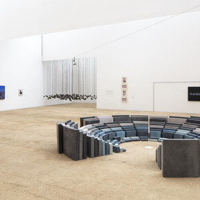 Football and art. A shared emotion, exhibition view. Courtesy of Museo Jumex 