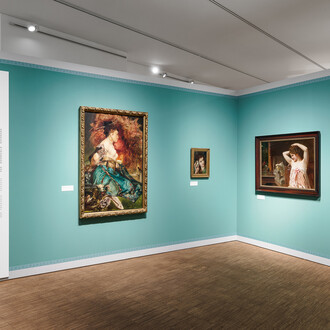 Wien – Linz um 1900, ausstellungsansicht. Mit freundlicher genehmigung der OÖ Landes-Kultur GmbH