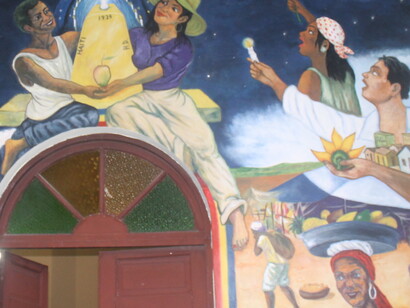 Mural Conmemorativo de La Masacre del 37. Foto de Matías Bosch Carcuro