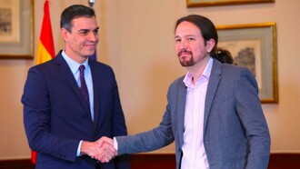 Pedro Sánchez y Pablo Iglesias