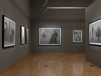 Nick Brandt, The day may break. Chapters I, II and III, exhibition view. Courtesy of Galerija Fotografija 