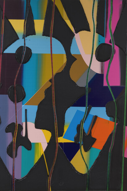 Britton Tolliver
Spaghetti Baby, 2018
Acrylic and mixed media on panel
55 x 42.5 in (139.7 x 108 cm)
BT10109
Credit: Courtesy of the artist and Luis De Jesus Los
Angeles.