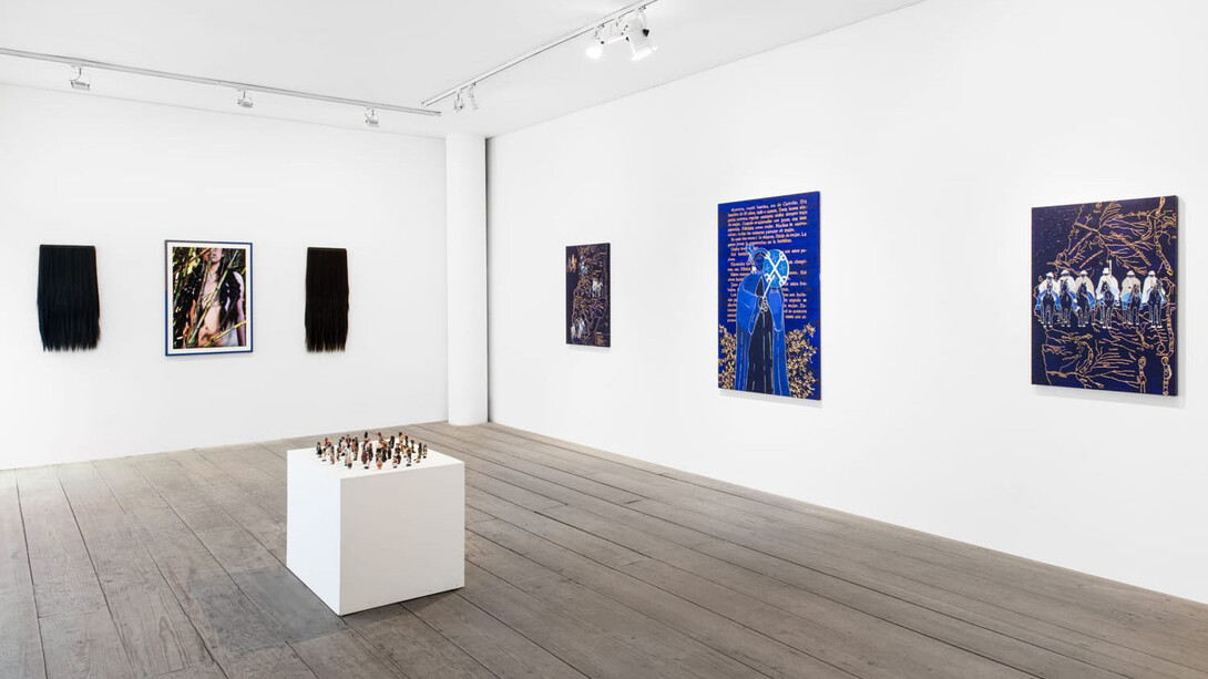 Seba Calfuqueo, Semilla, vista da exposição. Cortesia da Galeria Marília Razuk