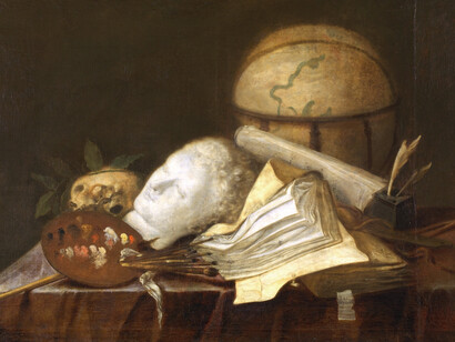 Ignace Raeth; Alegoría de las artes y las ciencias, 1649, Museo del Prado (detalle)