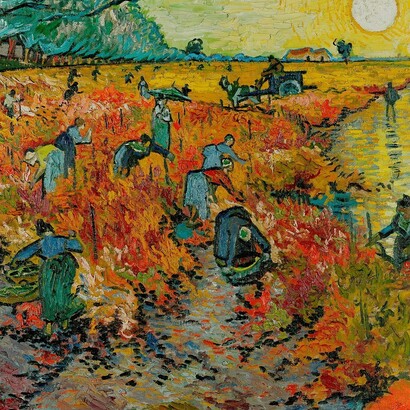 Red Vineyard at Arles, de Van Gogh