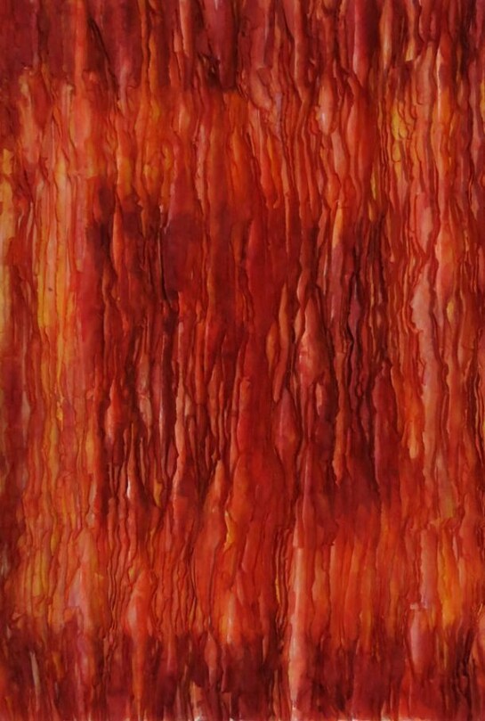 Sandra Chung, Red 20131103, 2013, Ink and color on rice paper 40 x 50cm